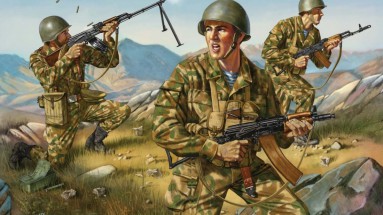 Военные в зоне боевых действий - картинка					№11646