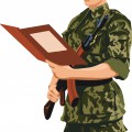 Военный зачитывает присягу - картинка №10735