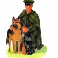 Военный с собакой - картинка №11146