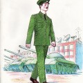 Импозантный военный с усами - картинка №13432