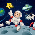 Космонавт на Луне - картинка №10711