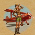 Девушка летчик - картинка №8470
