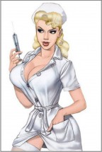 Медсестра блондинка - картинка					№11706