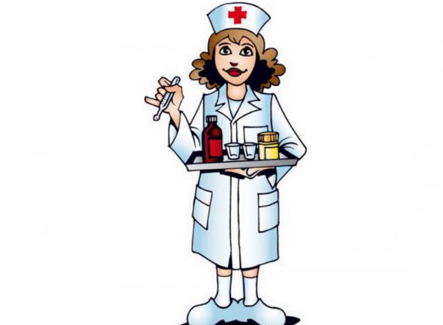 Медсестра с лекарствами - картинка №11777