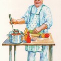 Повар готовит еду - картинка №10081