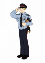 Блондин полицейский - картинка					№8382