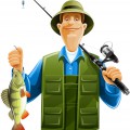 Довольный рыбак - картинка №11881