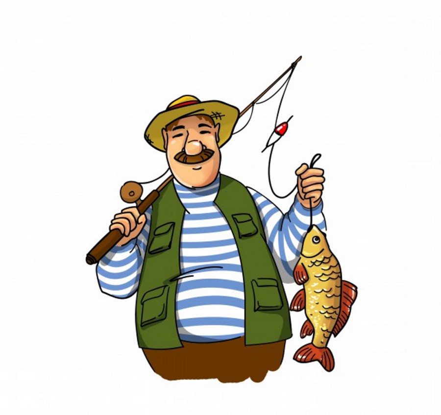 Рыбак в тельняшке - картинка №12789