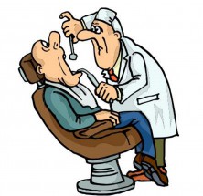 Стоматолог лечит зубы - картинка					№13645