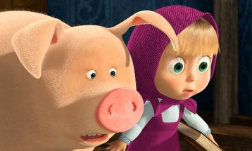 Маша и свинья - картинка					№11402
