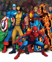 Человек паук и остальные супергерои - картинка					№14052
