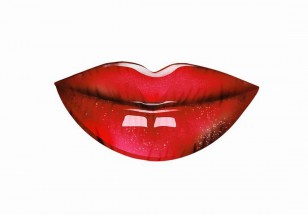 Красные губы - картинка					№9550