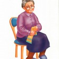 Бабушка в тапочках - картинка №9228