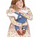 Мама с ребенком на руках - картинка №10842
