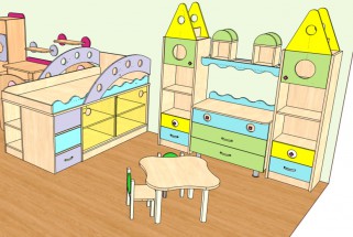 Мебель в детском саду - картинка					№11676