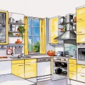 Кухня желтого цвета - картинка №11318